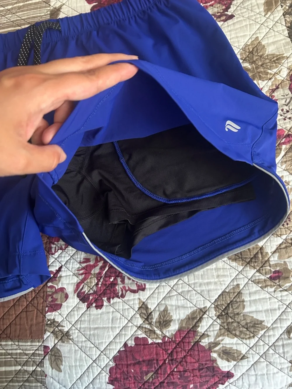 Fabletics Men's Athletic Shorts in Bold Royal Blue